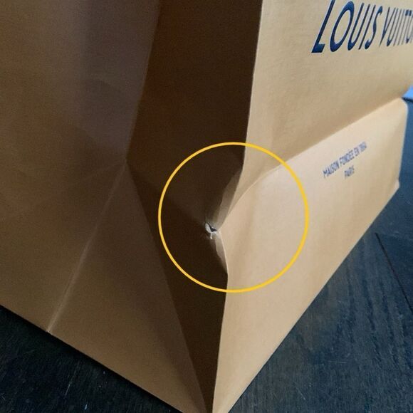 Large Louis Vuitton XL 19”x16”x9” Empty Shopping Bag - Gift Replacement Tote - Picture 9 of 9